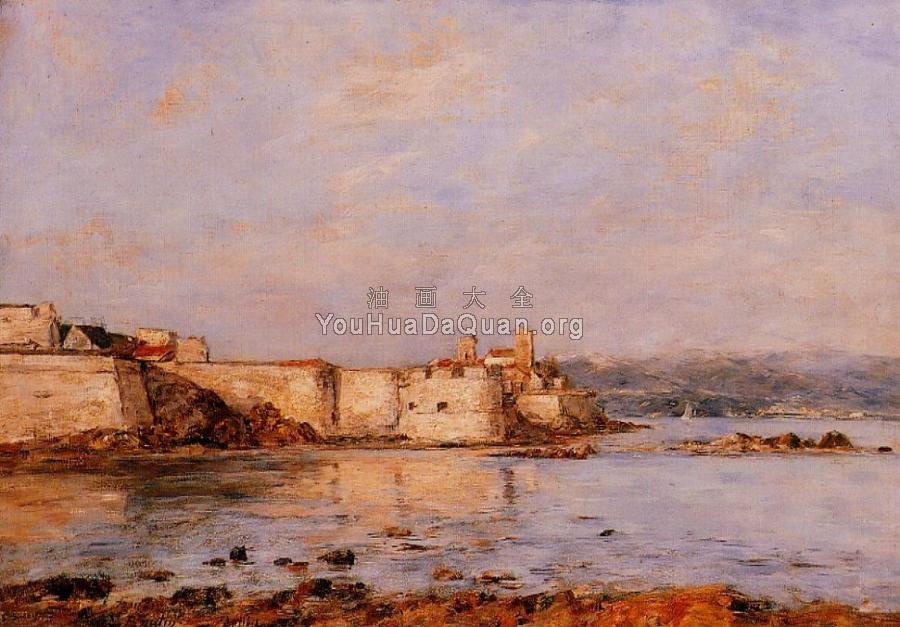 The Harbor of Antibes - 尤金·布丹